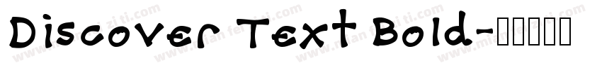 Discover Text Bold字体转换